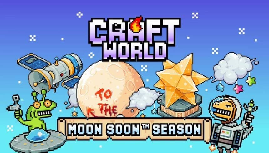 Craft World sets Moon Soon event for Aug. 24 with $160 reward cap