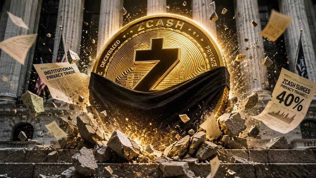 Zcash just exploded 40% – and the privacy coin rally is no longer just a crypto-native trade