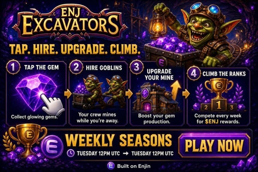 Kepithor resets ENJ Excavators leaderboard, restarting every player at zero