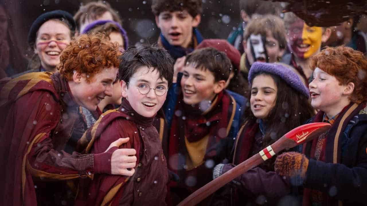 Team Gryffindor in season 1 of the Harry Potter TV show