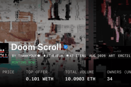 ThankYouX opens 256-piece 'Doom Scroll' mint on OpenSea at $481.85