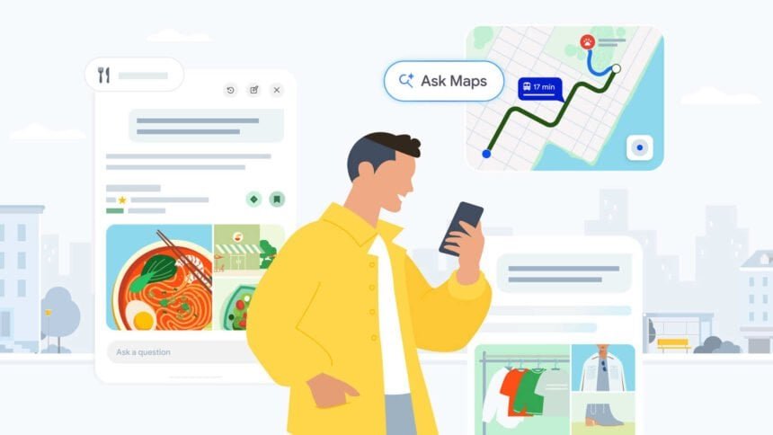 Google Maps' Ask Maps will now order your pad kee mao for pickup