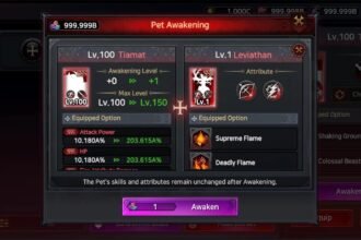 Immortal Rising 2 turns on Pet Awakening, pushing the pet level cap to 400