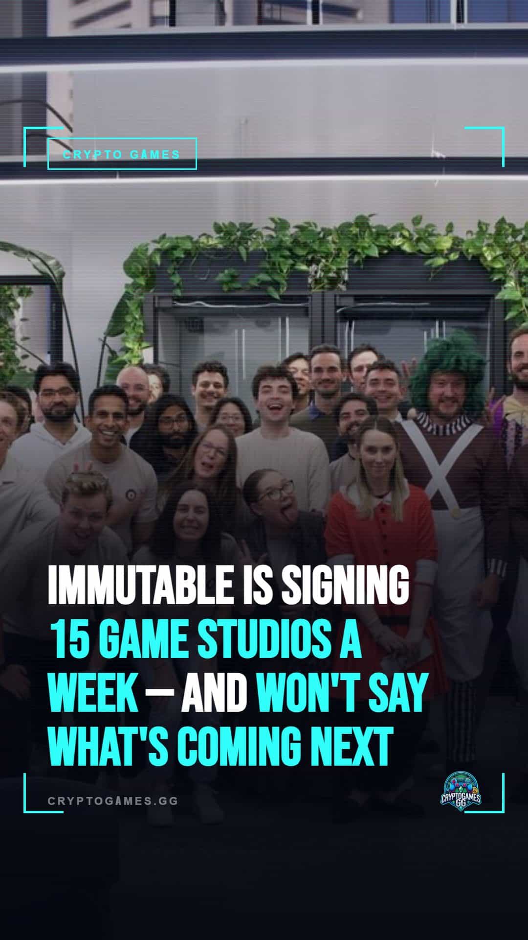 Immutable is signing 15 game studios a week — and won't say what's coming next