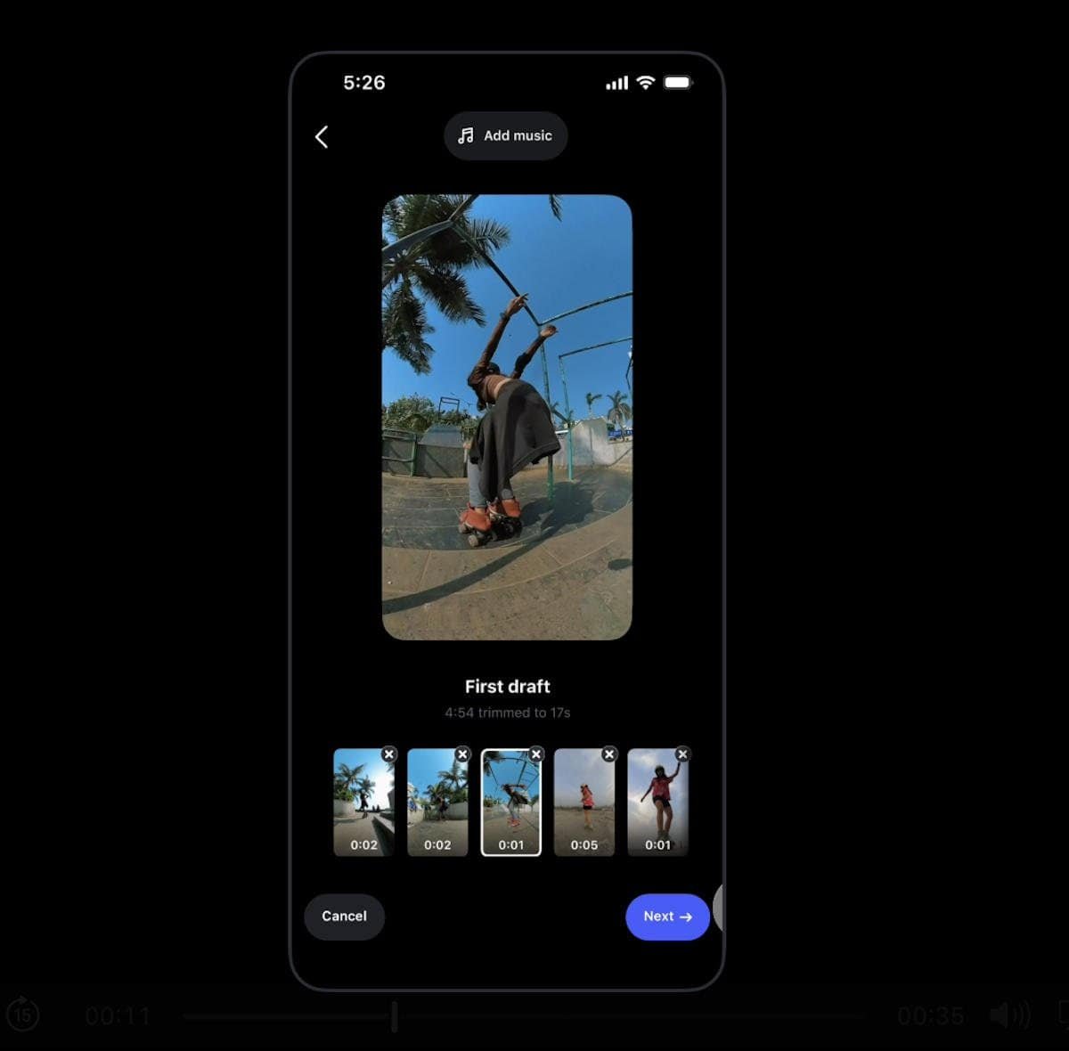 Instagram First Draft — Instagram's 'First Draft' wants to cut the boring part out of making Reels