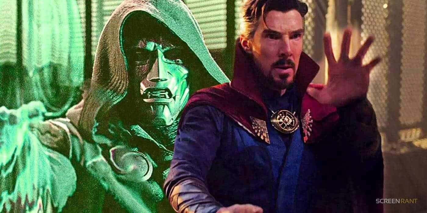 Doctor Doom in 2005 Fantastic Four and Doctor Strange in Multiverse of Madness