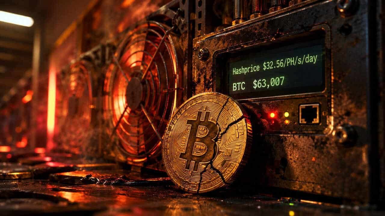 Bitcoin miner bottom signal now depends on who survives weak mining profits