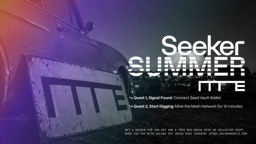 Solana Mobile opens Seeker Summer Round 4 with MINE by Offline Protocol