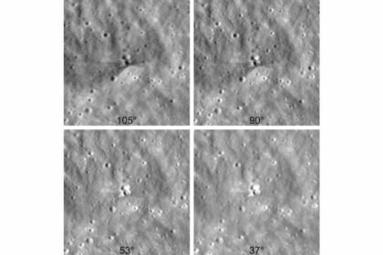 NASA's new moon images show the crater SpaceX's Falcon 9 punched into the surface