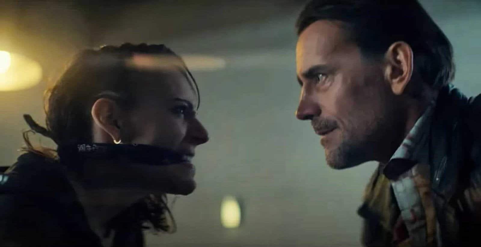 A man and a woman talking on Revival