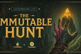 Olderfall opens 100,000 wAURE leaderboard on Immutable Play, running through Sept. 30