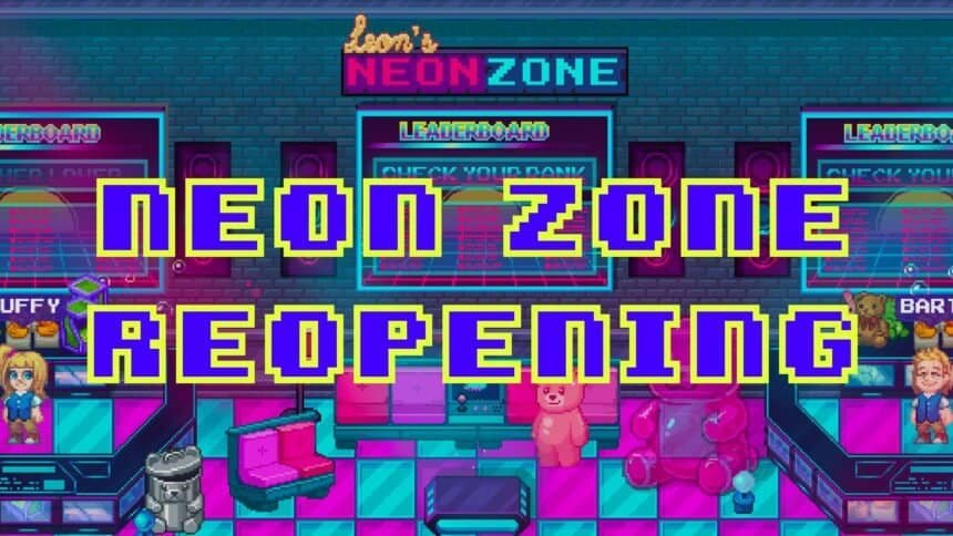 Pixels reopens Neon Zone with new layout, pool table and flat-rate wheel spins