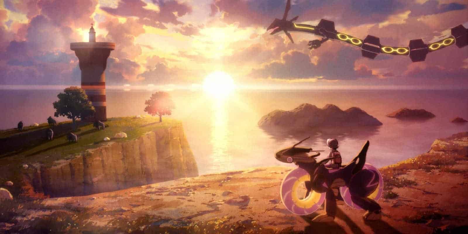 Sunset in Pokemon scarlet and violet