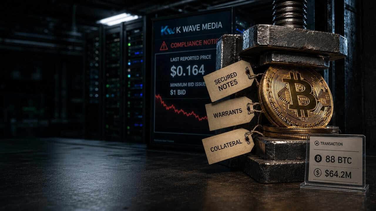 A US Bitcoin treasury company sold every BTC because debt and Nasdaq pressure just closed in