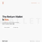 Retium opens public testnet, starting with wallet access