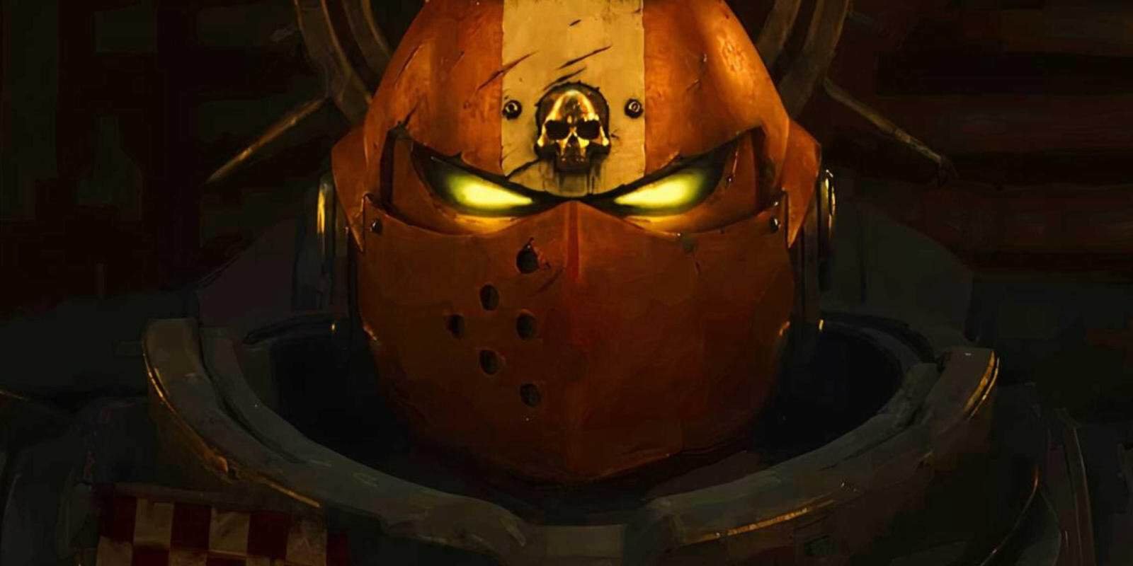 A Space Marine in the Warhammer 40k episode of Secret Level