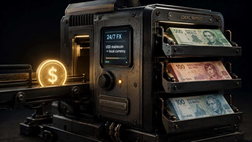 Stablecoin payments are going mainstream. So what happens at the moment the recipient needs local currency?