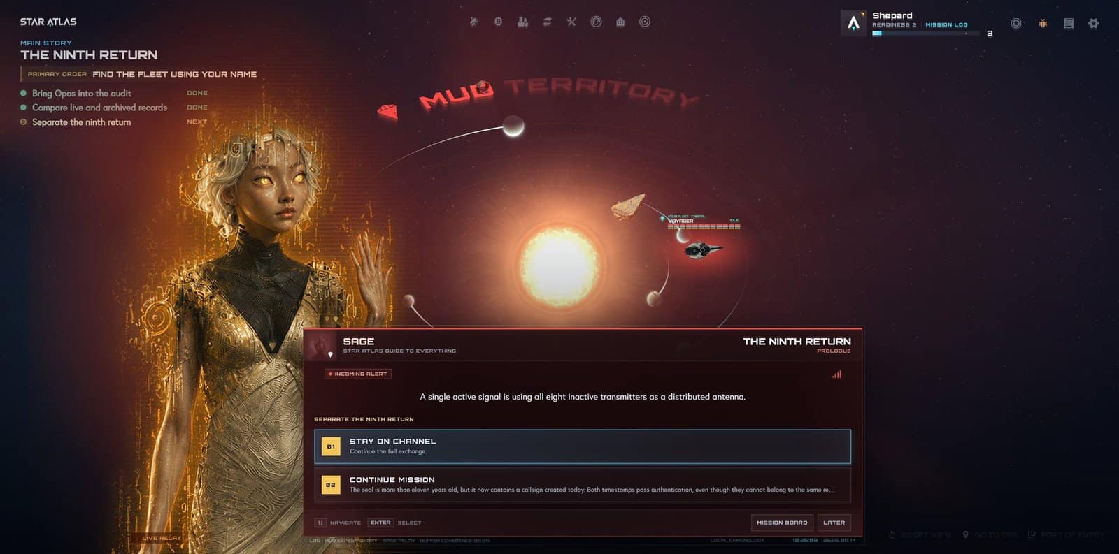 Star Atlas hands its next C4 playtest an AI guide named SAGE