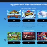 The Sandbox puts Studio-made community games in a featured section on its site