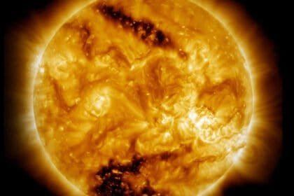 The world's largest solar telescope caught vortexes rolling across the Sun's surface