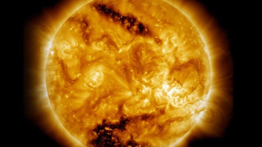 The world's largest solar telescope caught vortexes rolling across the Sun's surface