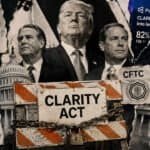 Trump meets Coinbase, Ripple and crypto leaders as CLARITY odds hit 10%