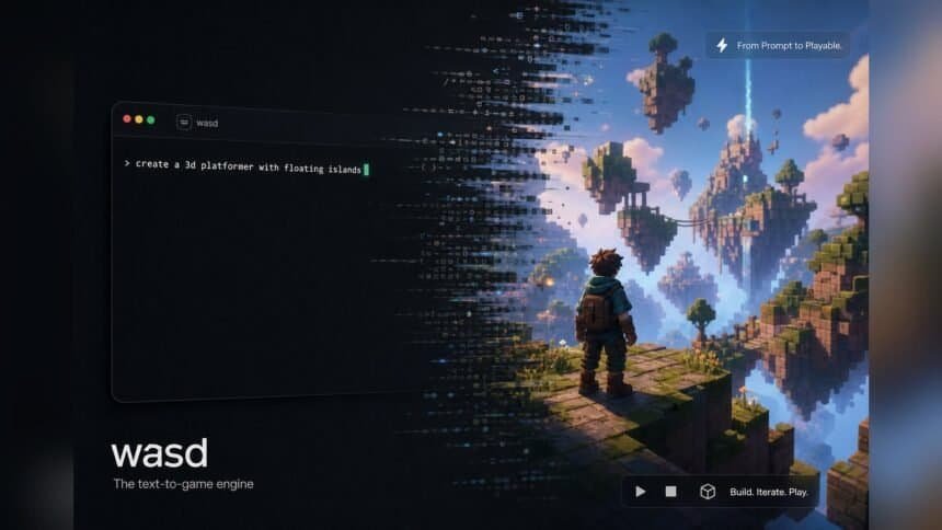 NEXUS launches wasd text-to-game engine as part of new AI Labs portal