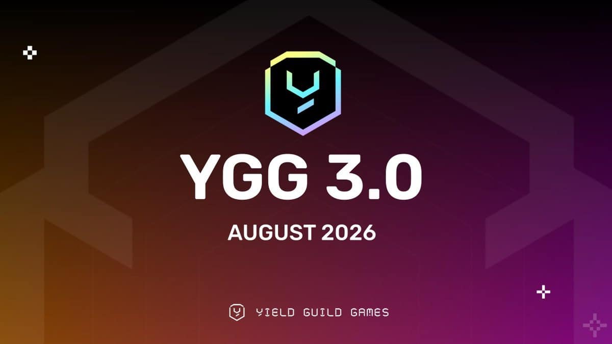 YGG 3.0 goes live, recasting the guild as sector-agnostic infrastructure