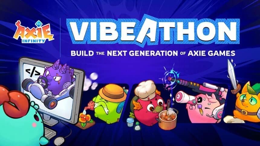 Axie Vibeathon launches today with new in-game events and rewards.