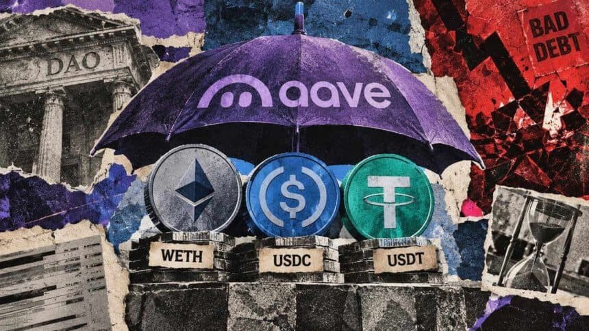 Aave V4's bad-debt plan puts the DAO on the hook first, not lenders