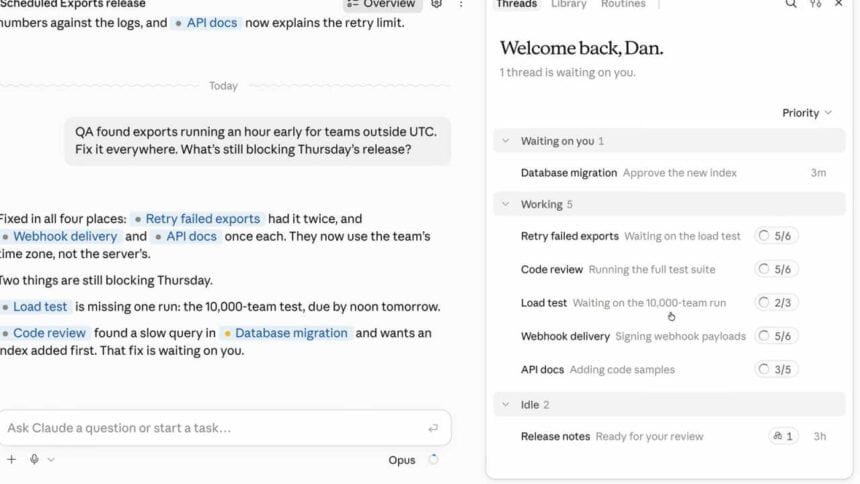 Anthropic relaunches Claude Code Projects to run a team of cloud agents