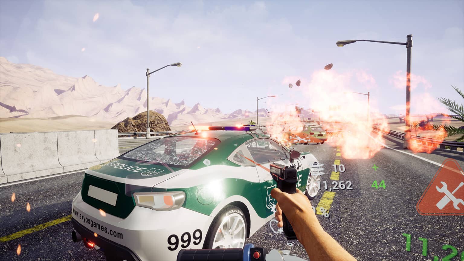 BikeRush gameplay screenshot 2 – crypto game