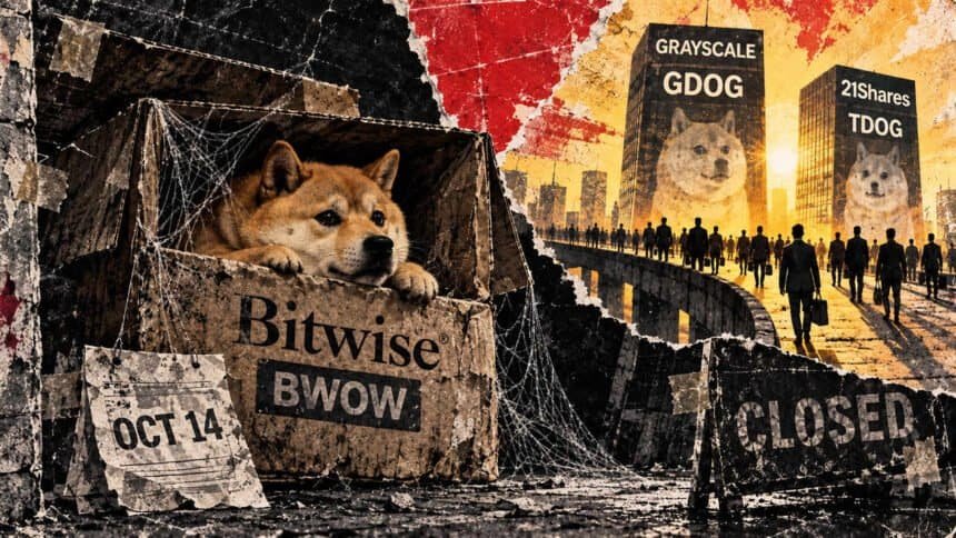 Bitwise is shutting the cheapest Dogecoin ETF after rivals took nearly all the money