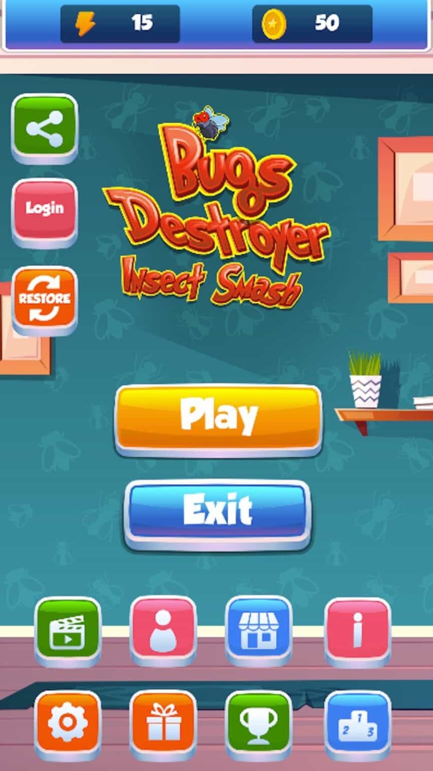 Bugs Destroyer – Insect Smash! gameplay screenshot 3 – Action crypto game on Ethereum