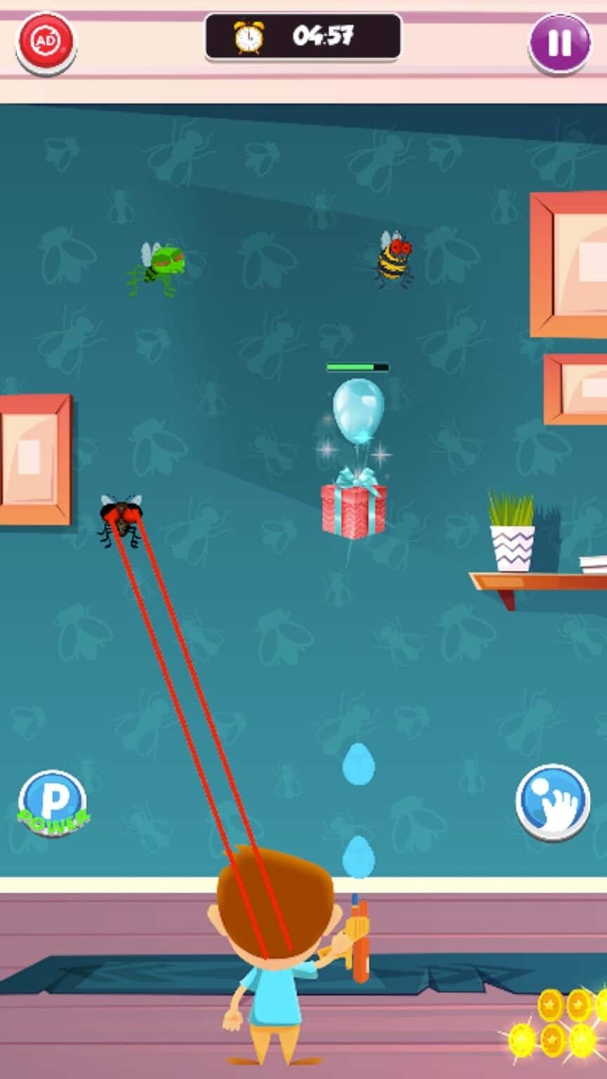Bugs Destroyer – Insect Smash! gameplay screenshot 5 – Action crypto game on Ethereum
