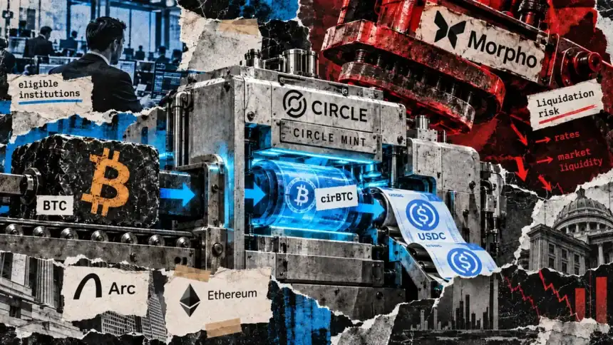 Circle launches Bitcoin-backed USDC borrowing and leaves the liquidation risk with Morpho
