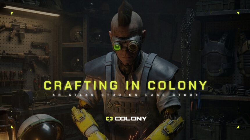 Colony's Fabricator turns typed descriptions into equippable gear, built on Atlas3D and Google Cloud
