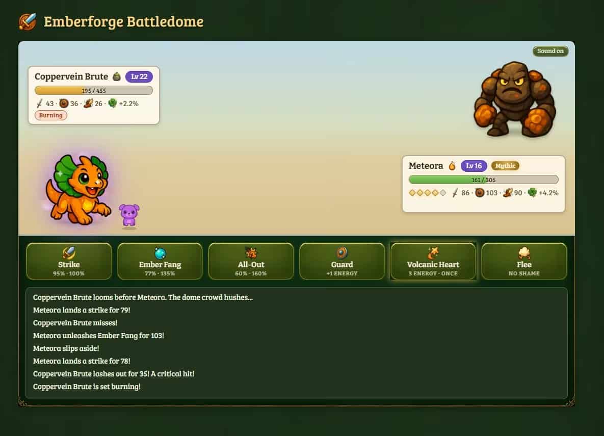 Everglen gameplay screenshot 2 – Action crypto game on Solana
