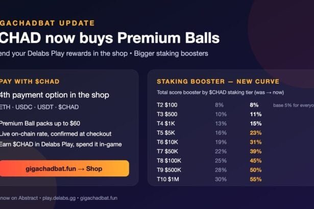 GIGACHADBAT opens Premium Balls to direct $CHAD payments