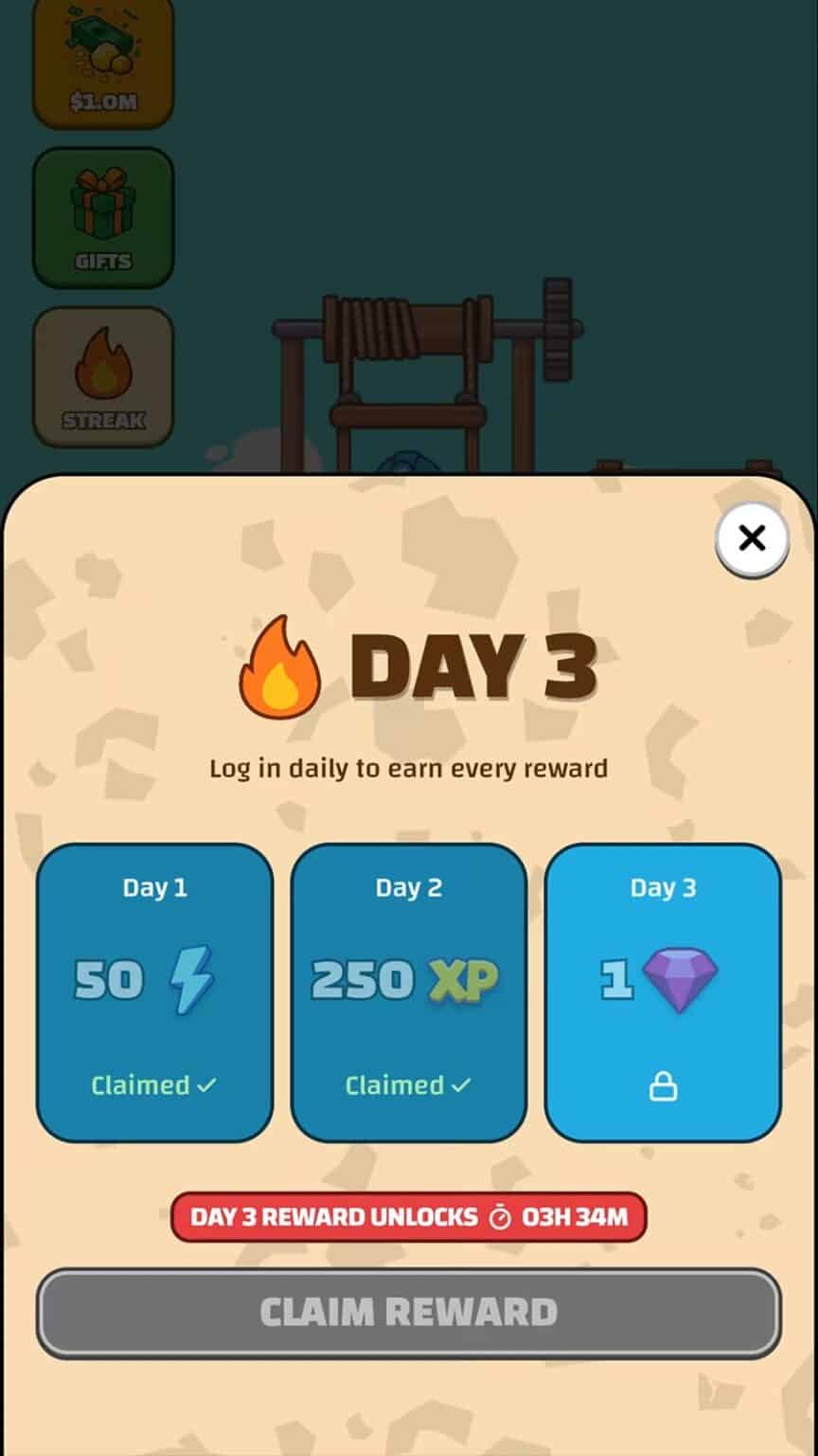Gold fest gameplay screenshot 5 – Adventure crypto game on TON