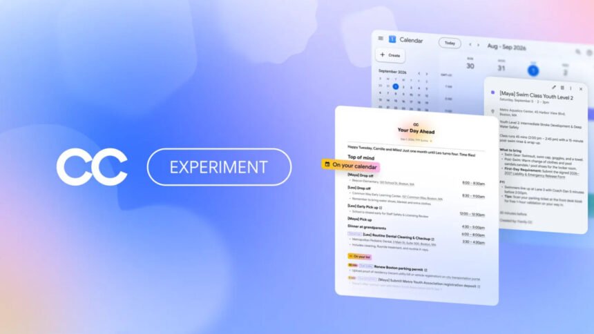 Google's new experimental "CC" agent wants to run your family's day
