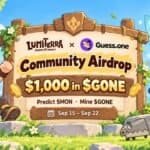 Lumiterra points players to Guess One's $GONE airdrop on Monad