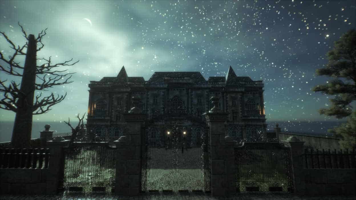 Image shows Gaunt Manor in the Hogwarts Legacy mod