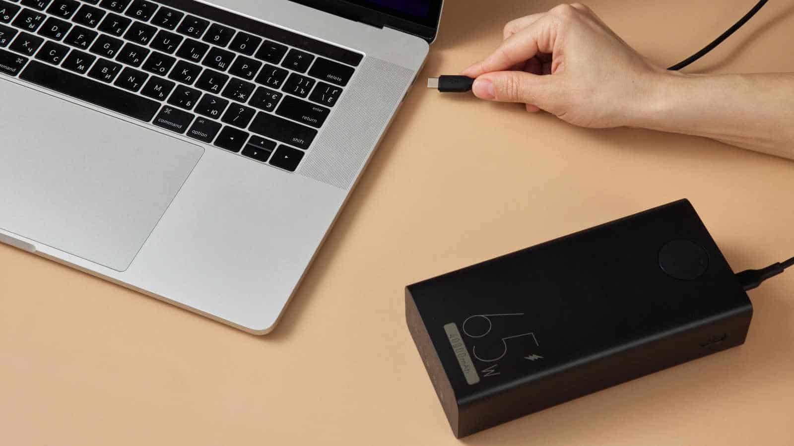How big a power bank do you need to safely charge a laptop?