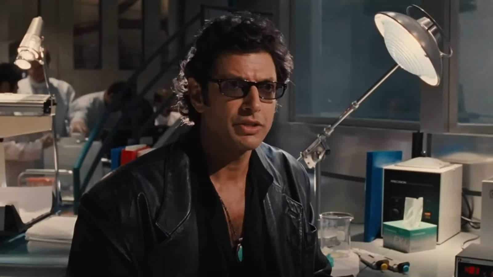 Jeff Goldblum as Ian Malcolm in Jurassic Park