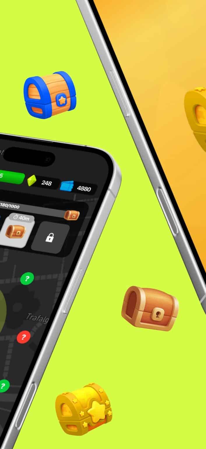 LootGO gameplay screenshot 2 – Casual crypto game on Monad