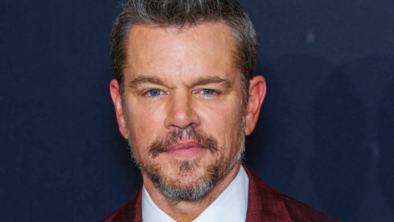 Matt Damon at the Paris premiere of The Odyssey