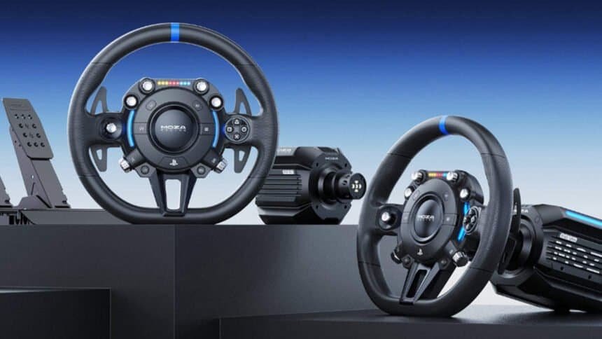 Moza's first PlayStation-licensed racing wheels show up at Tokyo Game Show 2026