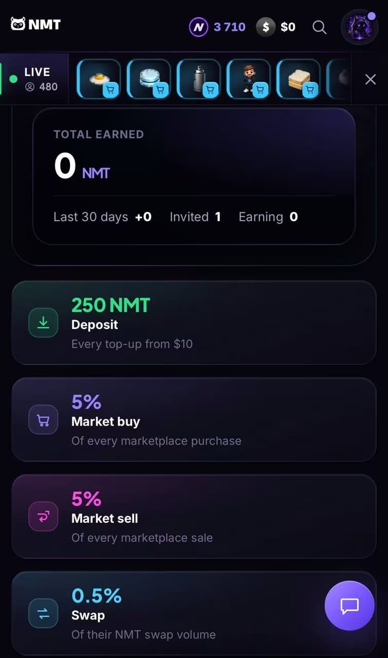 NMT gameplay screenshot 3 – Casual crypto game