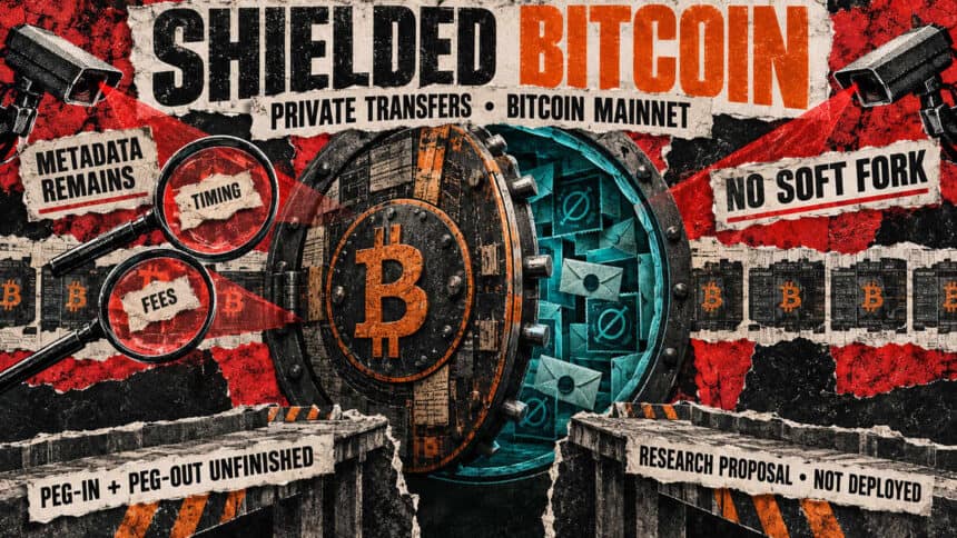 Shielded Bitcoin — Bitcoin researchers aim Zcash-style shielded transfers at privacy coins